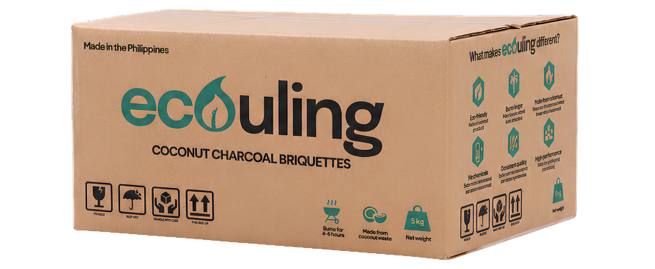 5kg EcoUling charcoal box